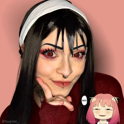 lenti cosplay crazy lens sacadranca candy red