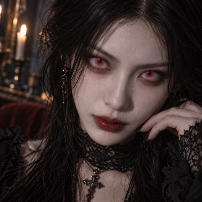lenti cosplay crazy lens sacadranca urban layer chaos eye red