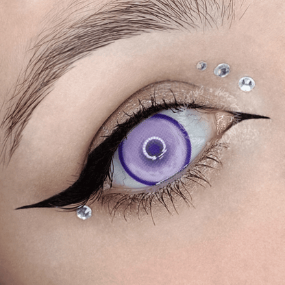 lenti cosplay crazy lens sacadranca cyborg violet - copertina