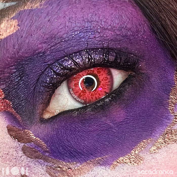 lenti cosplay crazy lens sacadranca diamond red