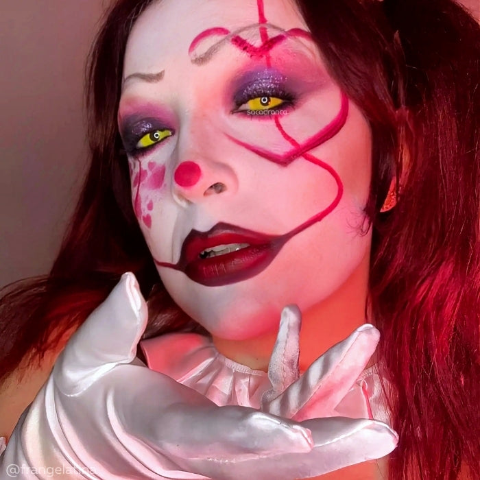 lenti cosplay crazy lens urban layer sacadranca glow uv yellow 17mm