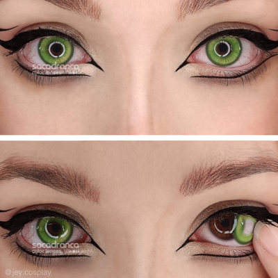 lenti cosplay crazy lens sacadranca jubilee green