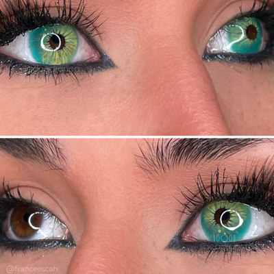 lenti cosplay crazy lens sacadranca urban layer lollipop green