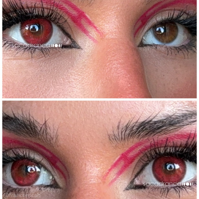 lenti cosplay crazy lens sacadranca oni red