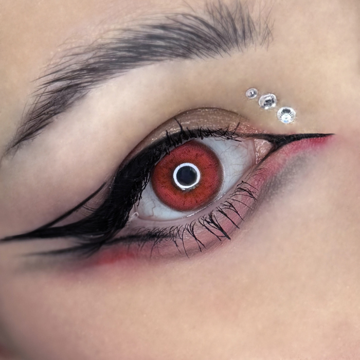 lenti cosplay crazy lens sacadranca oni red