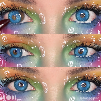 lenti cosplay crazy lens sacadranca raven blue