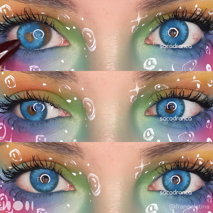 lenti cosplay crazy lens sacadranca raven blue