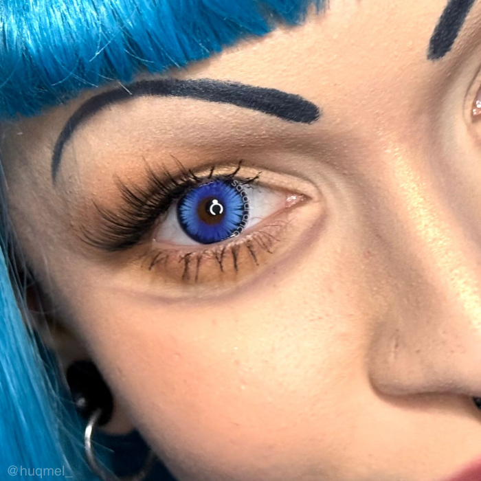 lenti cosplay crazy lens sacadranca raven dark blue