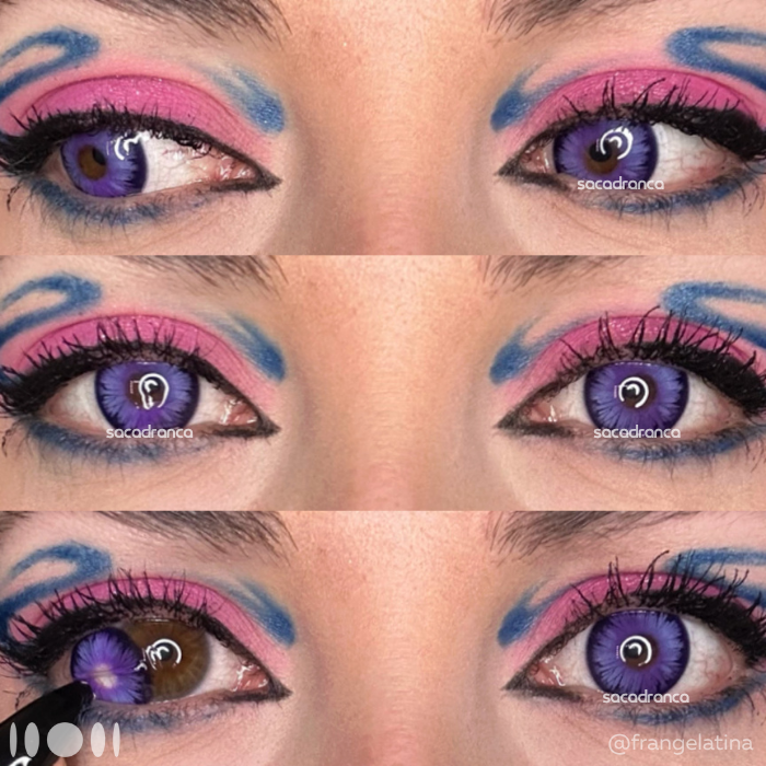 lenti cosplay crazy lens sacadranca raven violet