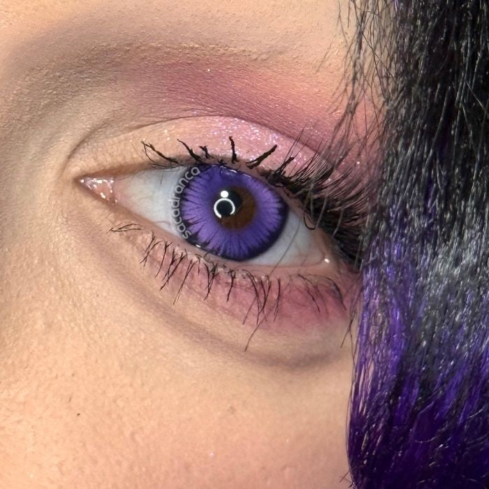 lenti cosplay crazy lens sacadranca raven violet