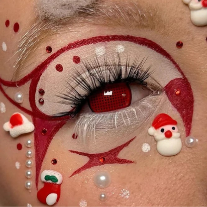 sacadranca lenti cosplay crazy lens red r mesh