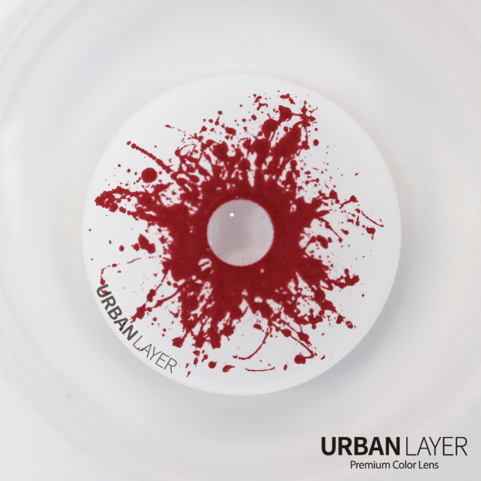 lenti cosplay crazy lens sacadranca urban layer red splash 17 mm