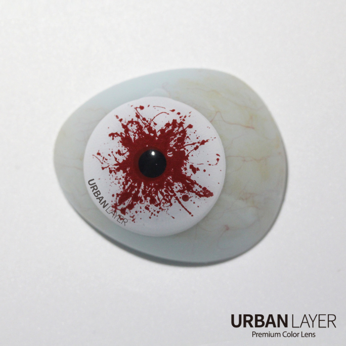 lenti cosplay crazy lens sacadranca urban layer black splash 17 mm