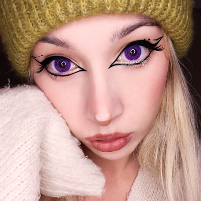 sacadranca lenti cosplay crazy lens naruto violet rinnegan