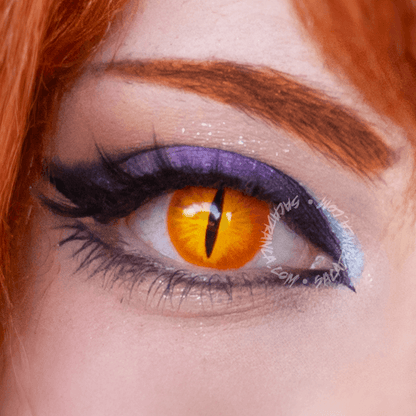 lenti cosplay crazy lens sacadranca sephiroth orange - copertina