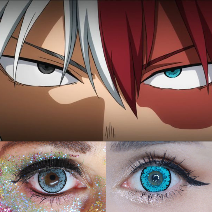 lenti cosplay crazy lens sacadranca shoto todorki my hero academia