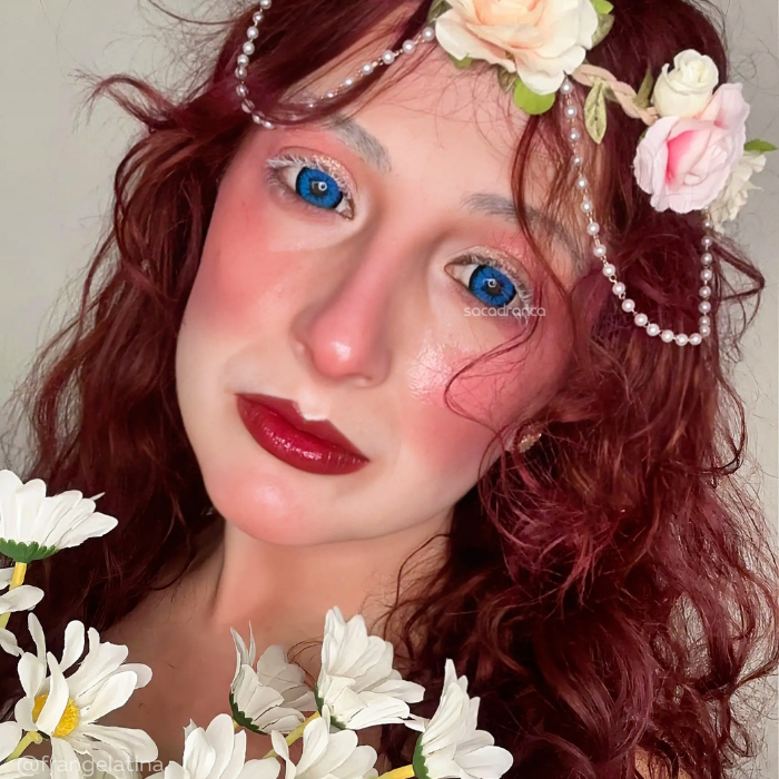 lenti cosplay crazy lens sacadranca urban layer tokyo n blue 17 mm