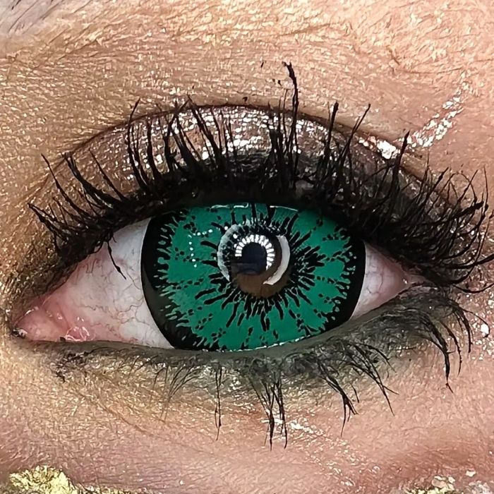 lenti cosplay crazy lens sacadranca urban layer tokyo n green 17 mm