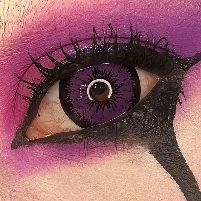 lenti cosplay crazy lens sacadranca urban layer tokyo n violet 17 mm