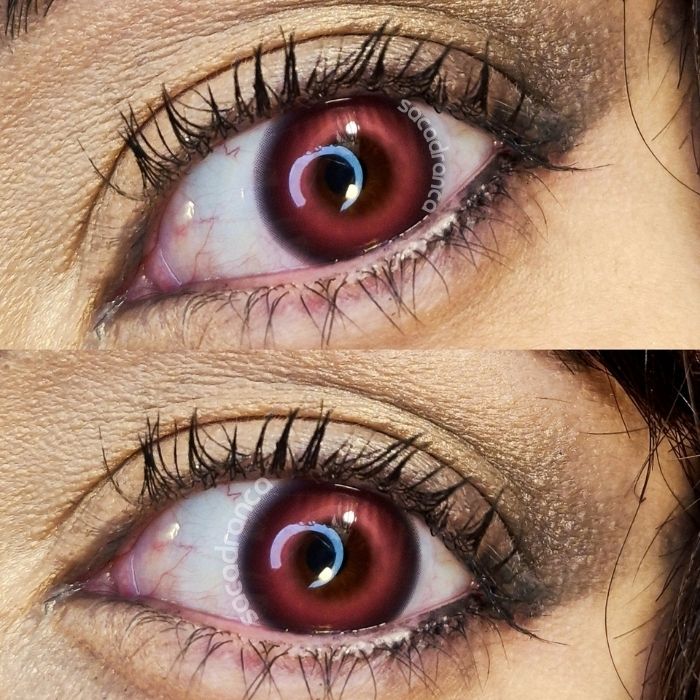 lenti cosplay crazy lens sacadranca universal rose