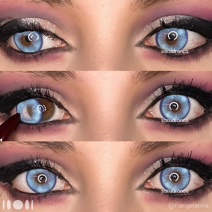 lenti cosplay crazy lens sacadranca wing blue