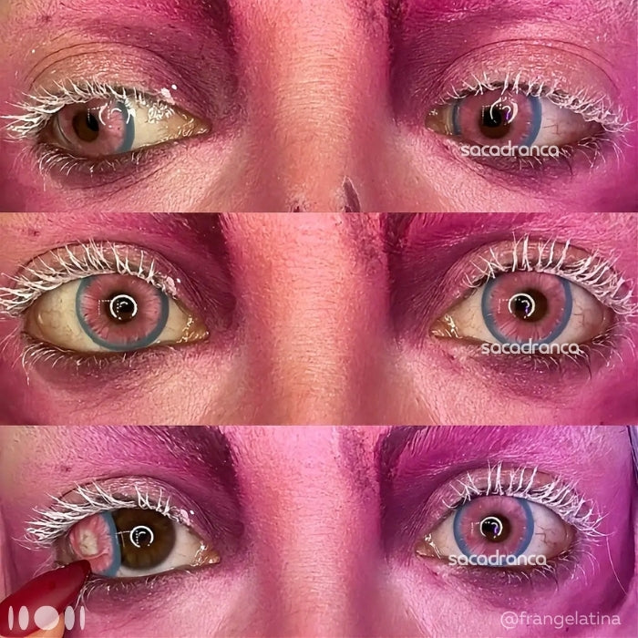 lenti cosplay crazy lens sacadranca wing pink