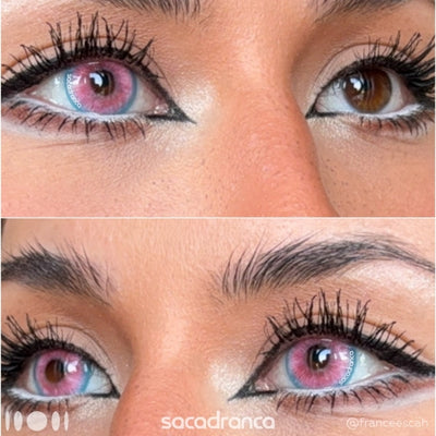 lenti cosplay crazy lens sacadranca wing pink