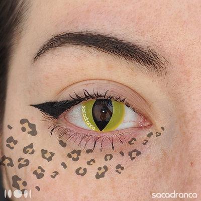 lenti cosplay crazy lens sacadranca yellow cat