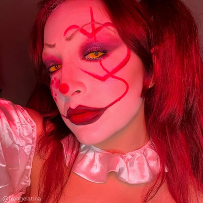 lenti cosplay crazy lens urban layer sacadranca yellow sclera 17mm