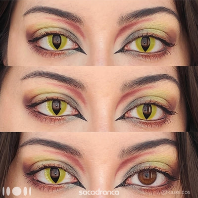 lenti cosplay crazy lens sacadranca yellow cat
