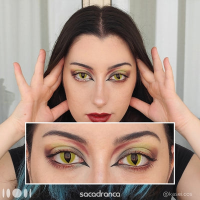 lenti cosplay crazy lens sacadranca yellow cat