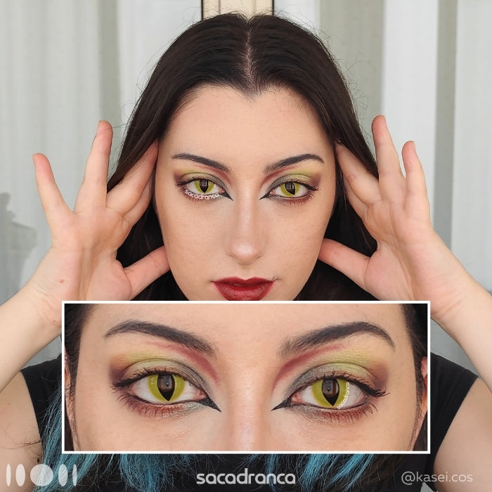 lenti cosplay crazy lens sacadranca yellow cat
