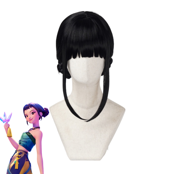 parrucca cosplay anime wig kpop demon hunters zoey sacadranca