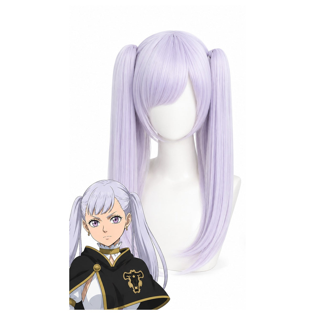parrucca cosplay sacadranca black clover noelle