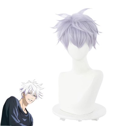 sacadranca parrucca cosplay wig jujutsu kaisen satoru gojo