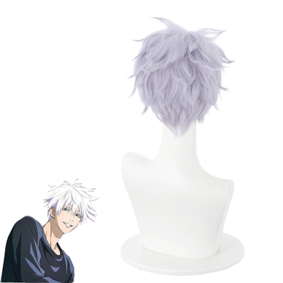 sacadranca parrucca cosplay wig jujutsu kaisen satoru gojo