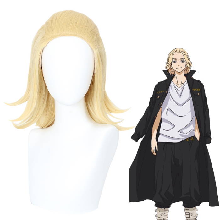sacadranca parrucca cosplay wig tokyo revengers mikey