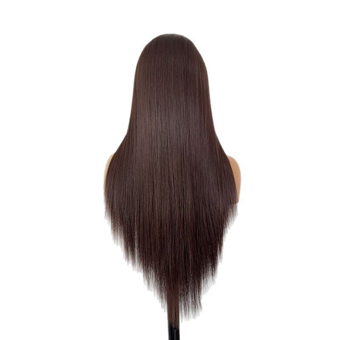 sacadranca parrucca lace front wig brown 65cm 