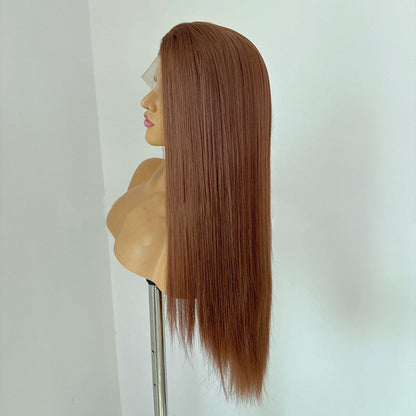 sacadranca parrucca lace front wig brown 65cm 