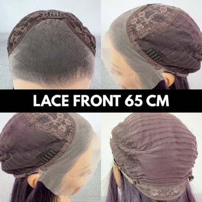 sacadranca parrucca lace front wig dark brown 65cm
