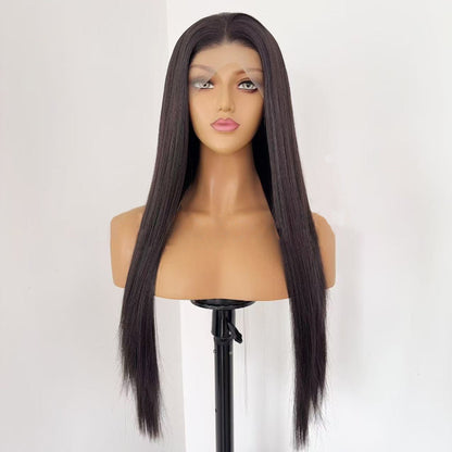 sacadranca parrucca lace front wig dark brown 65cm