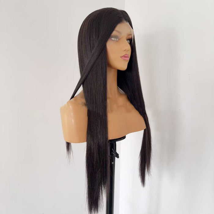 sacadranca parrucca lace front wig dark brown 65cm