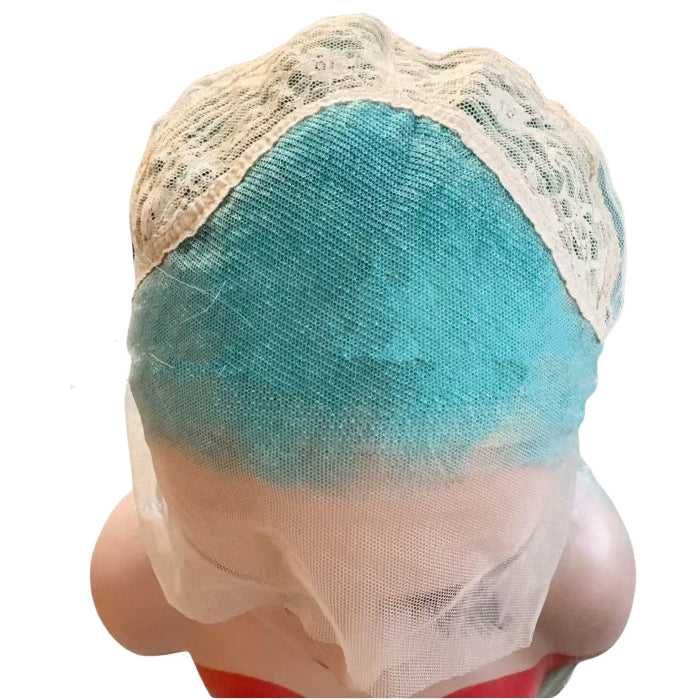 sacadranca parrucca lace front wig lake green 65 cm