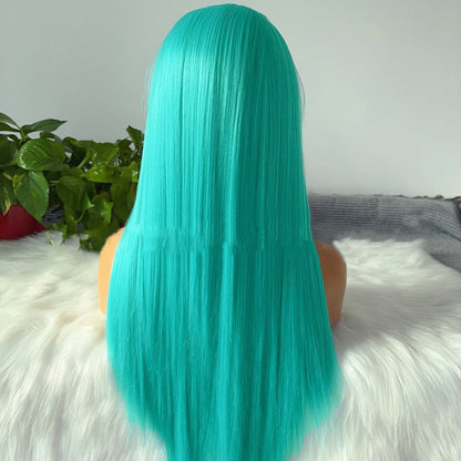 sacadranca parrucca lace front wig lake green 65 cm