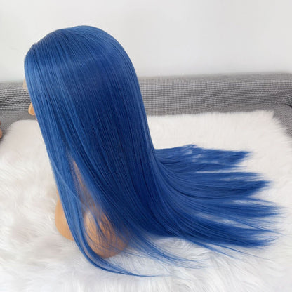 sacadranca parrucca lace front wig marine blue 65 cm