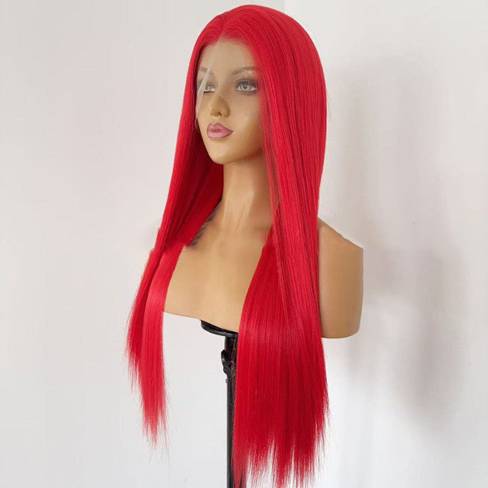 sacadranca parrucca lace front wig red 65 cm copertina