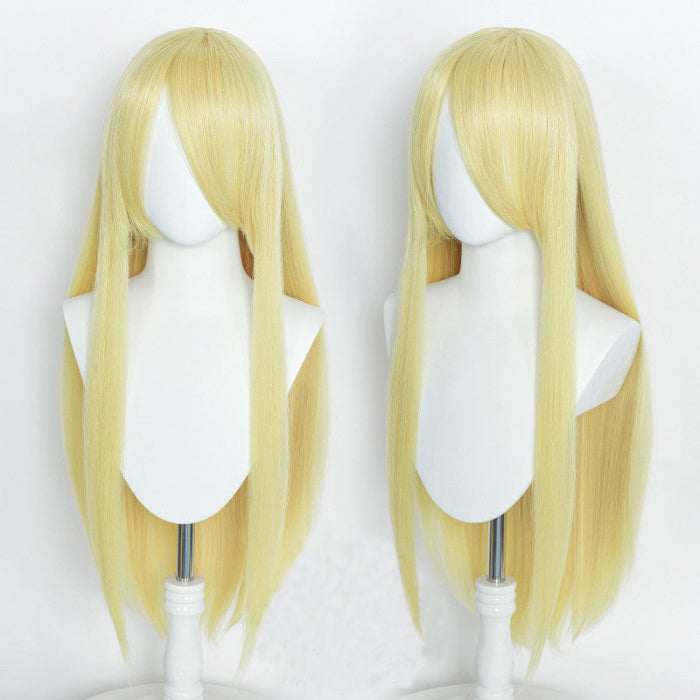 sacadranca parrucche cosplay generica 80 cm liscia light blonde