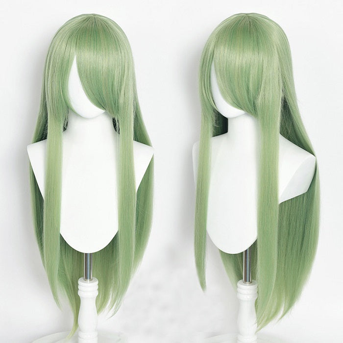 parrucche cosplay generica light green 80cm