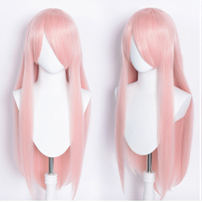 sacadranca parrucche cosplay 80 cm generica liscia light pink