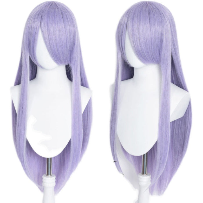 sacadranca parrucche cosplay wig 80 cm generisca liscia light violet